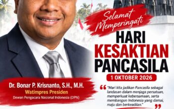 Dr. Bonar P. Krisnanto Sampaikan Ucapan Hari Kesaktian Pancasila 2026