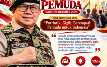Mayjen TNI (Purn.) H. Nachrowi Ramli Ucapkan Selamat Hari Sumpah Pemuda ke-98